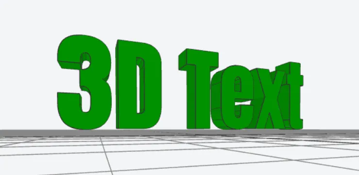 Text 3D - Generate custom 3D text