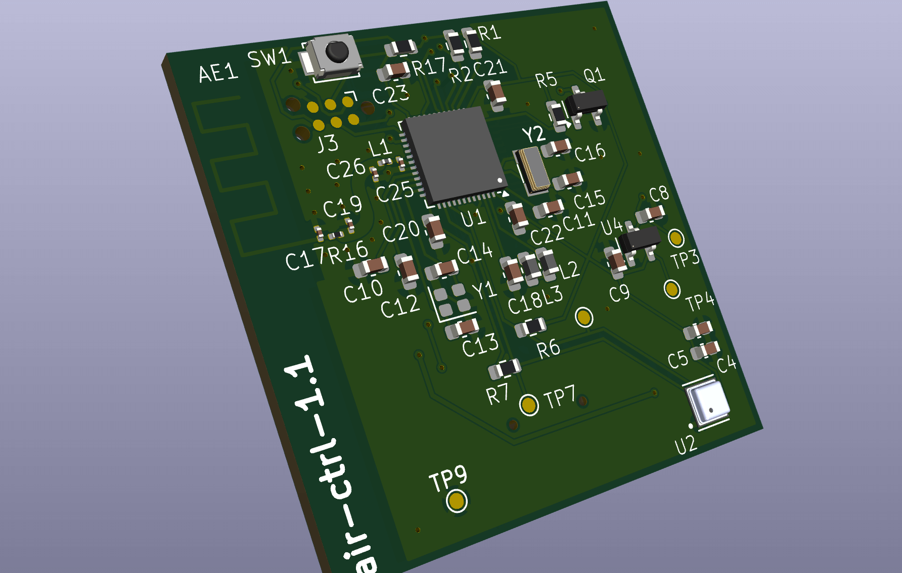 Air quality monitor wearable